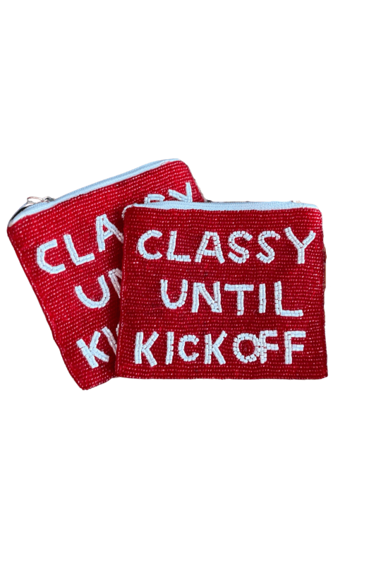 Classy Until Kickoff Coin Purse 
