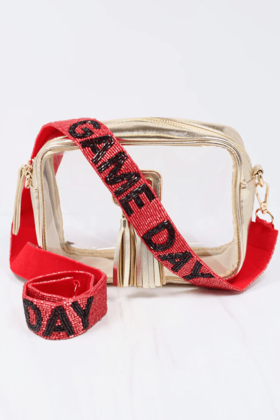 game day purse strap