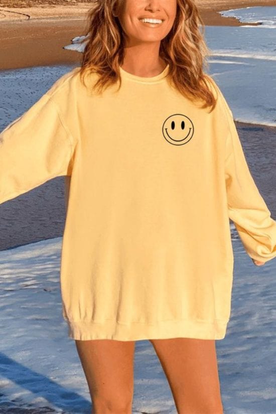 HERE FOR THE GOOD TIMES SWEATSHIRT